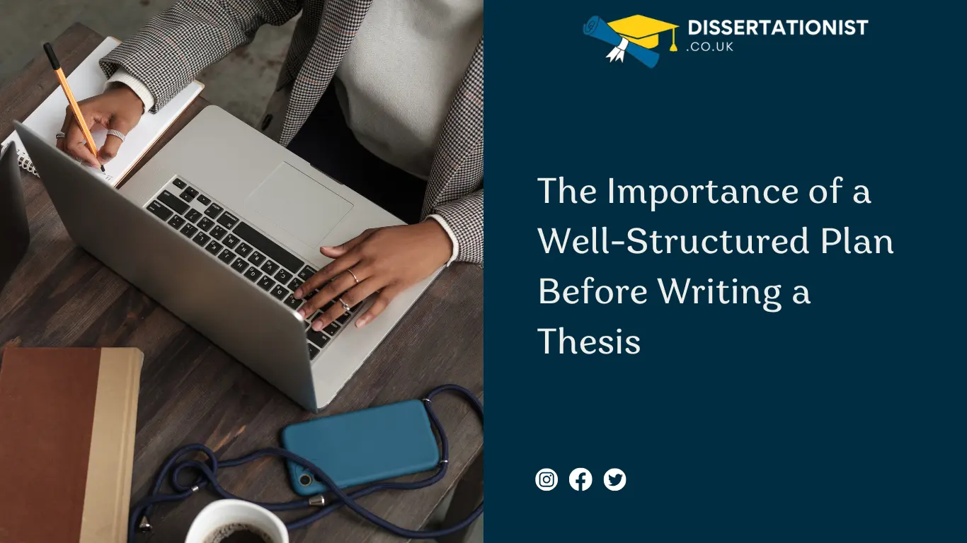 plan before writing a thesis